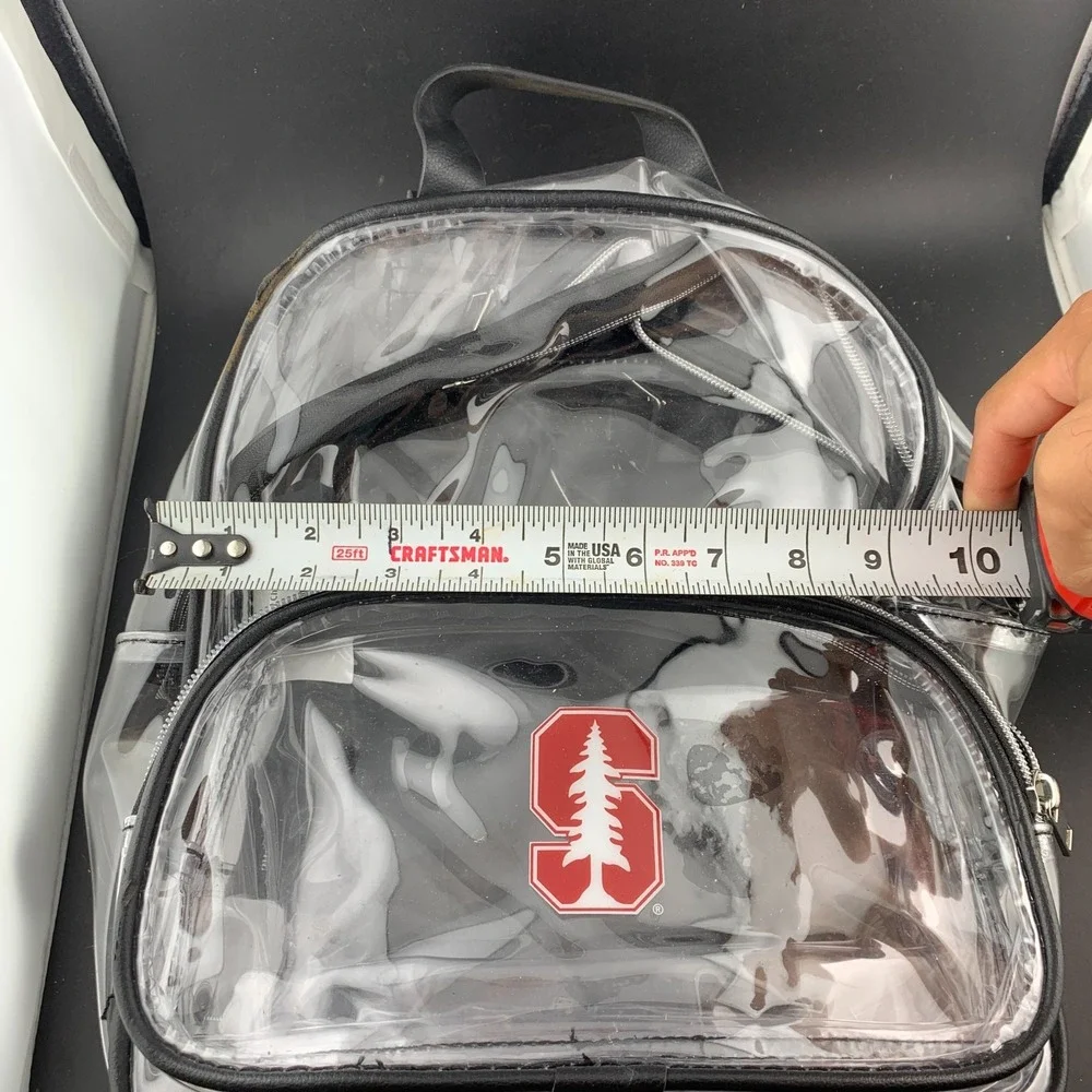 Logobrands Stanford University Backpack Womens Small Clear Good Stadium Bag